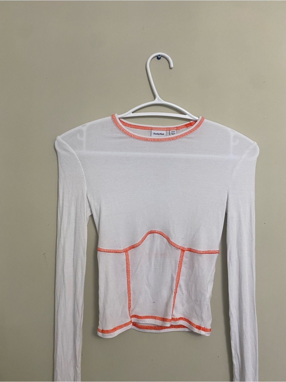 Sunday Best Long-Sleeve Top: Size 2xs